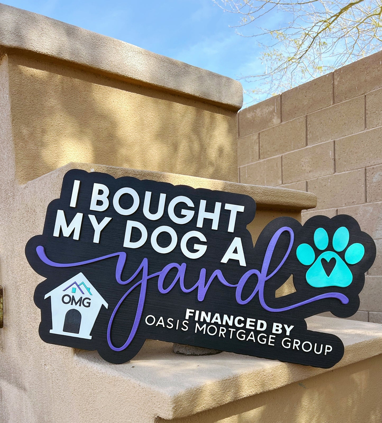 Bought My Dog a House Photo Prop
