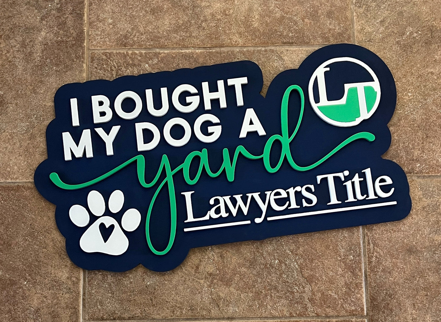 Bought My Dog a House Photo Prop