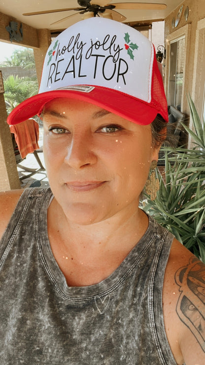 Holly Jolly REALTOR Trucker Hat