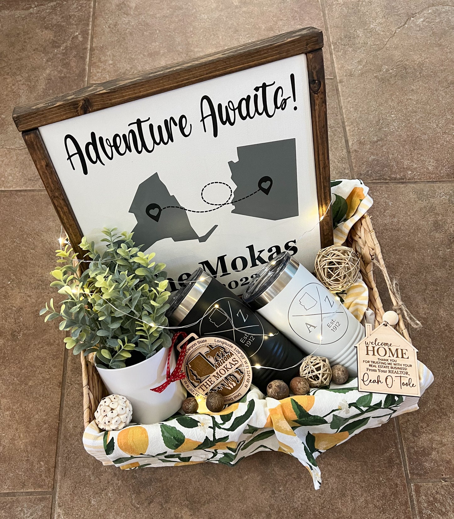 Adventure Awaits Gift Basket