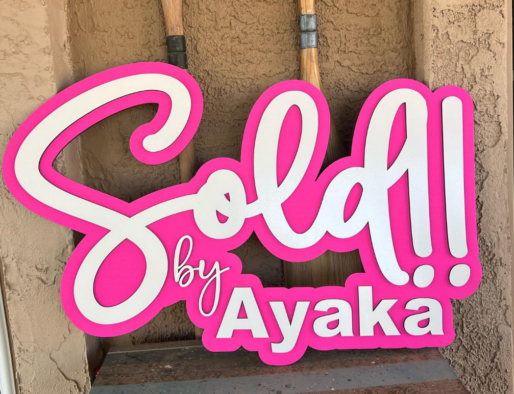 Sold By Closing Day Photo Prop