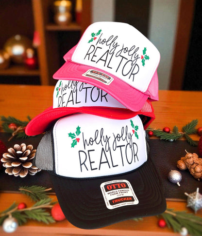 Holly Jolly REALTOR Trucker Hat