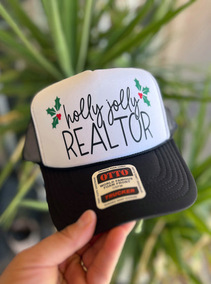 Holly Jolly REALTOR Trucker Hat