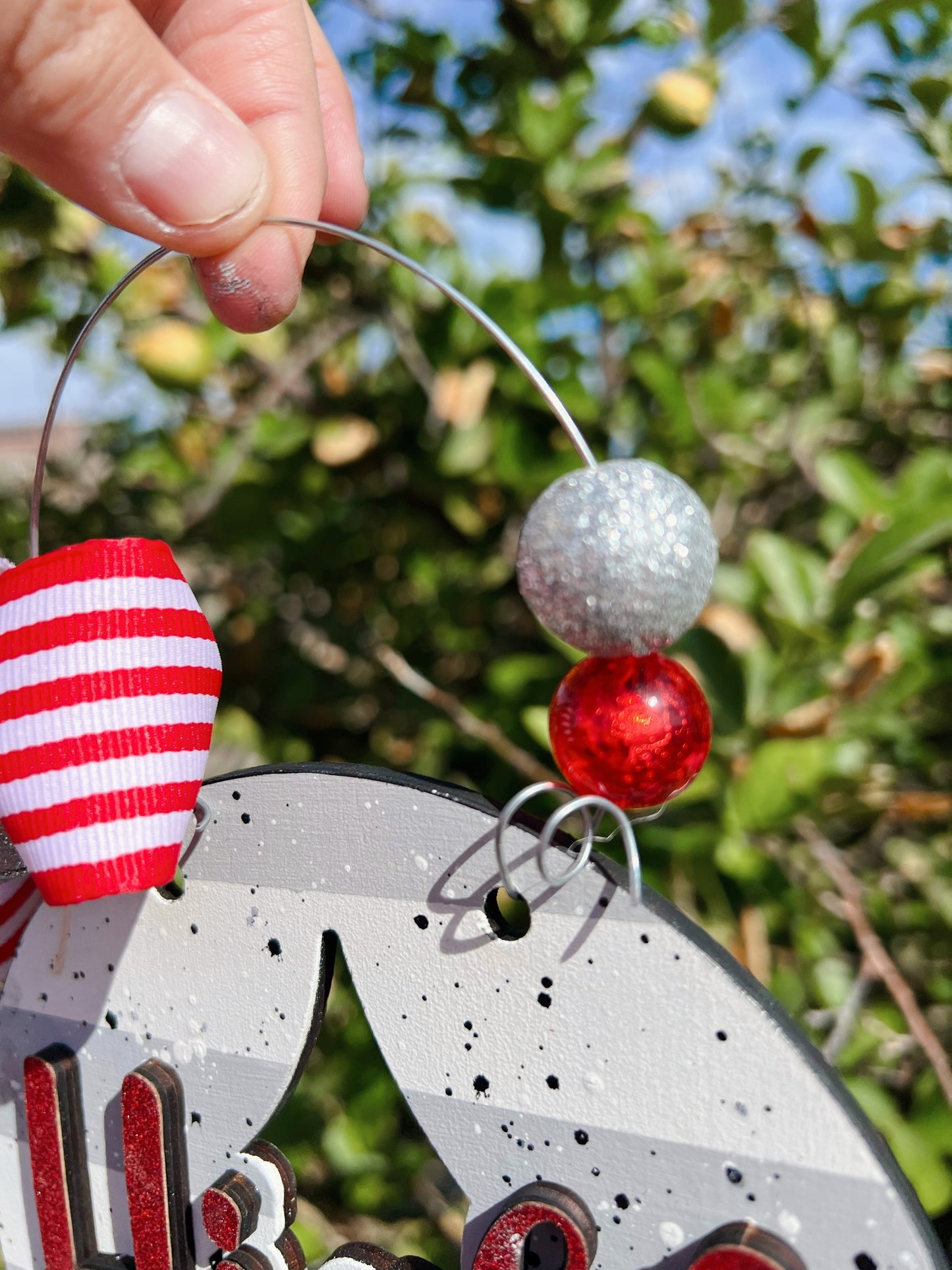 Jumbo Family Name Ornament