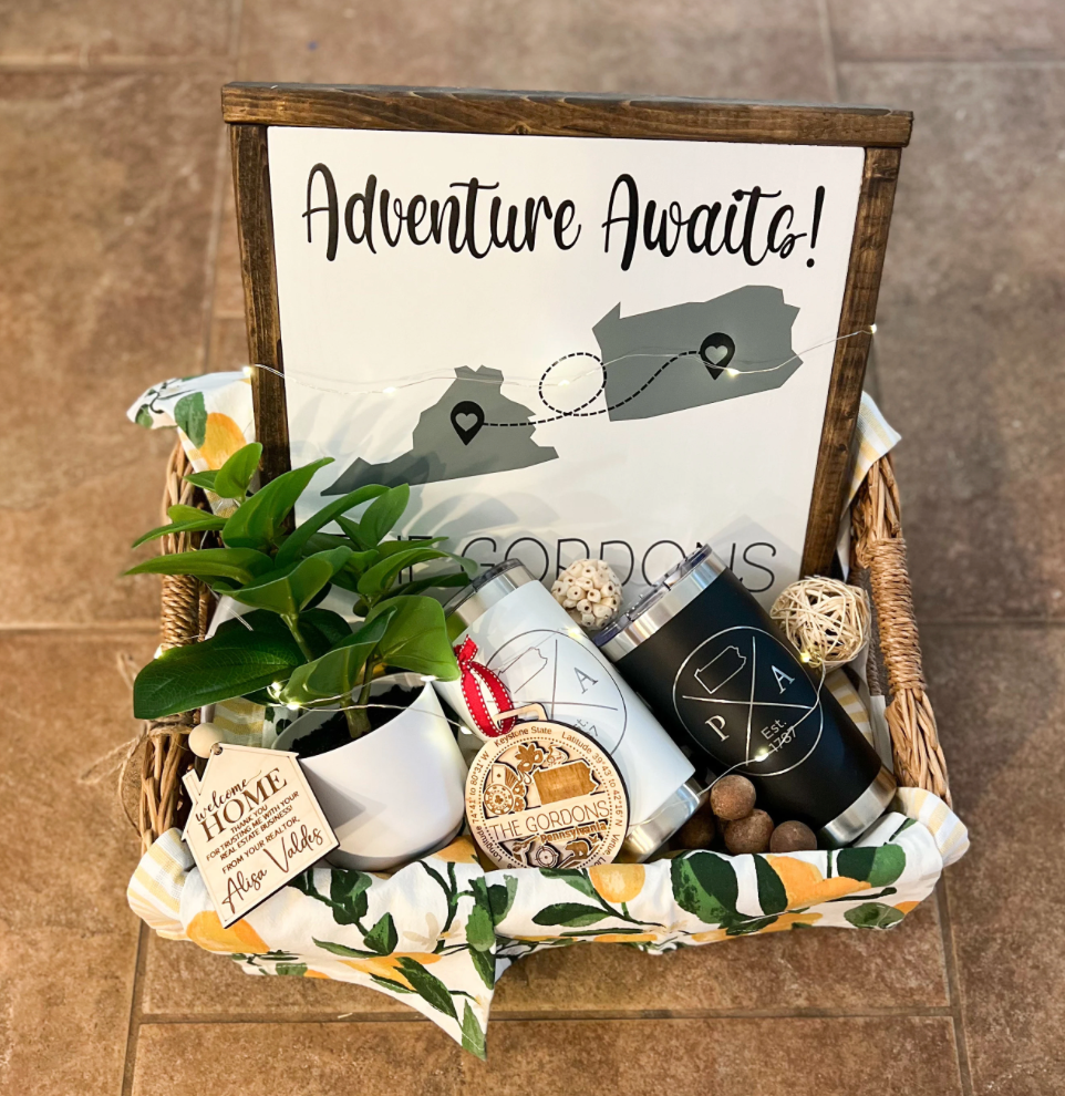 Adventure Awaits Gift Basket