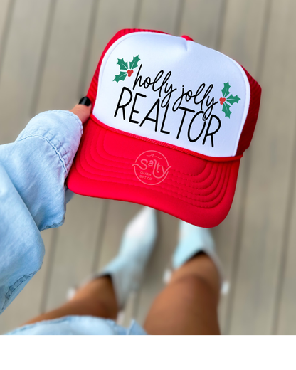 Holly Jolly REALTOR Trucker Hat